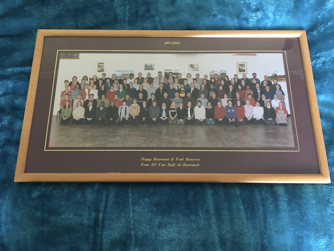 From all the staff at Baverstock 