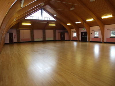 Main hall refurbished floor