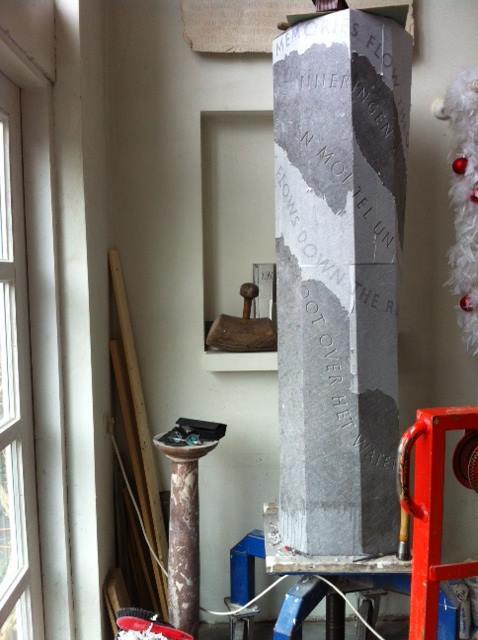 Memorial completed by Kristoffel Boudens