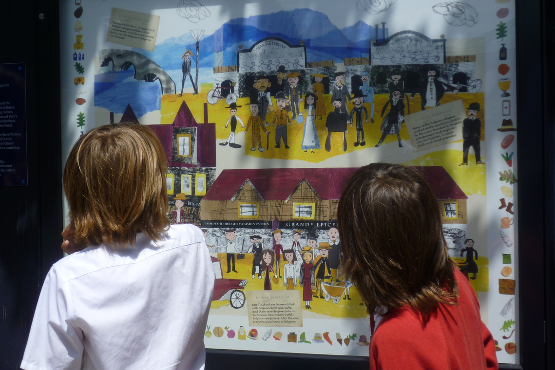 St Stephens children.Belgian Refugee Project.2015