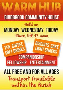 Warm Hub advertising 