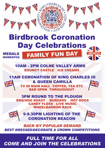 Kings coronation events poster 