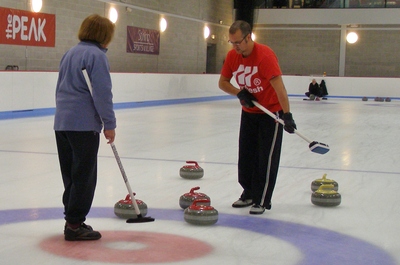 Watching the stone through the port