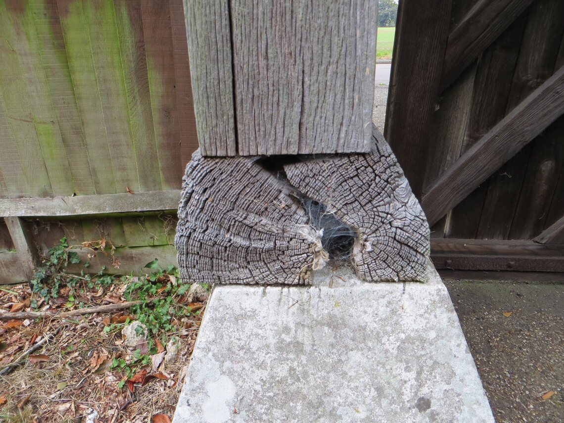 Lych Gate base beam problems