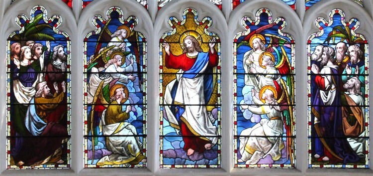 Ascension day window 