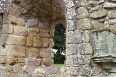 Wall Ruins  Fountains Abbey