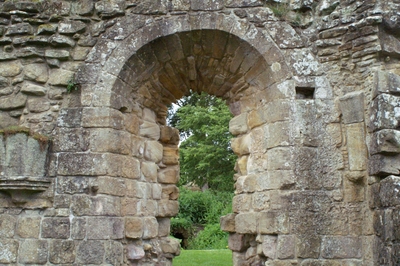 Wall Ruins  Fountains Abbey