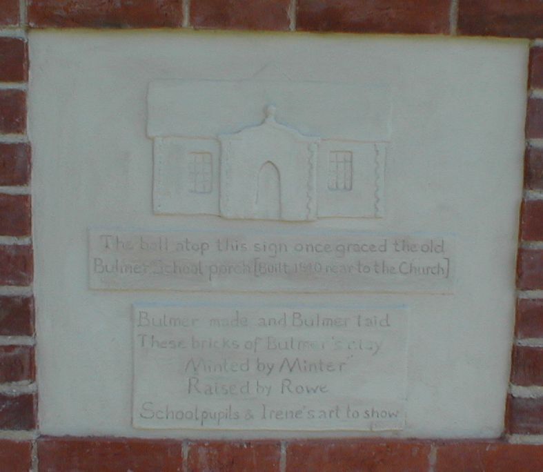 Back panel of obleisk