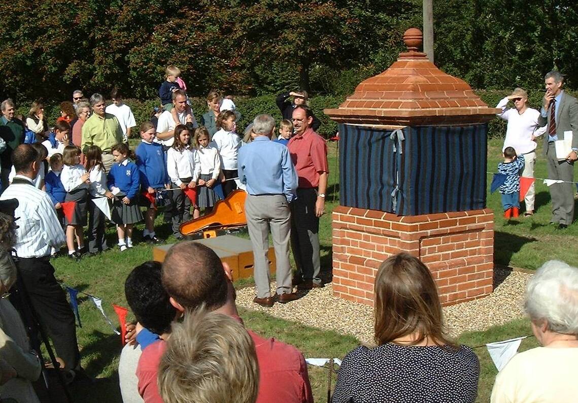 Unvailing of the sign