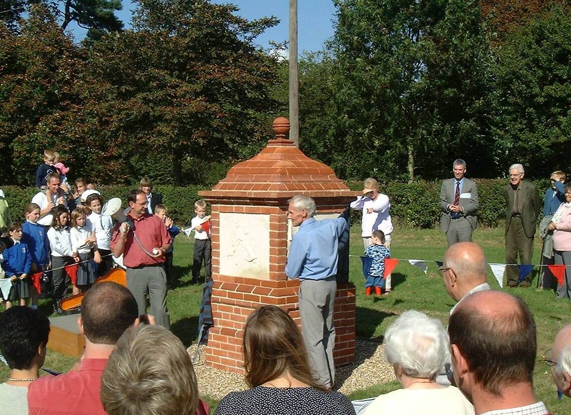 Unvailing of the sign