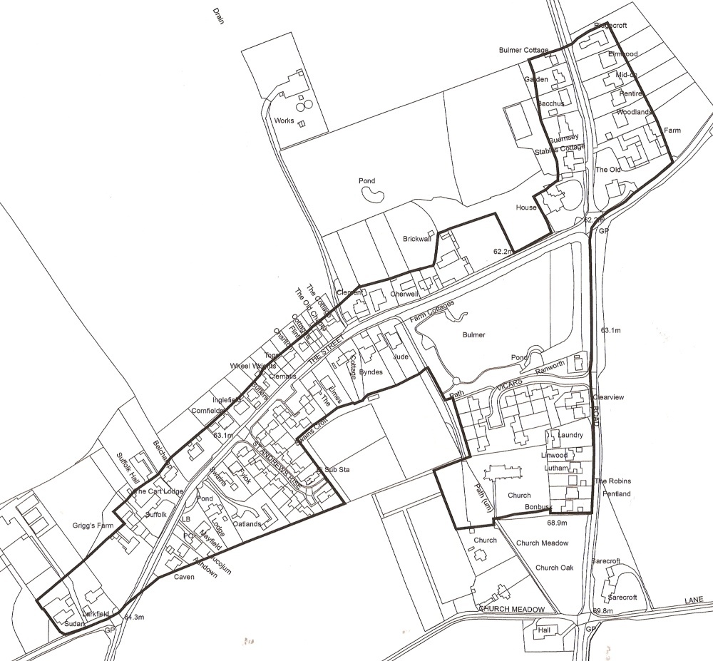 The Street village envelope