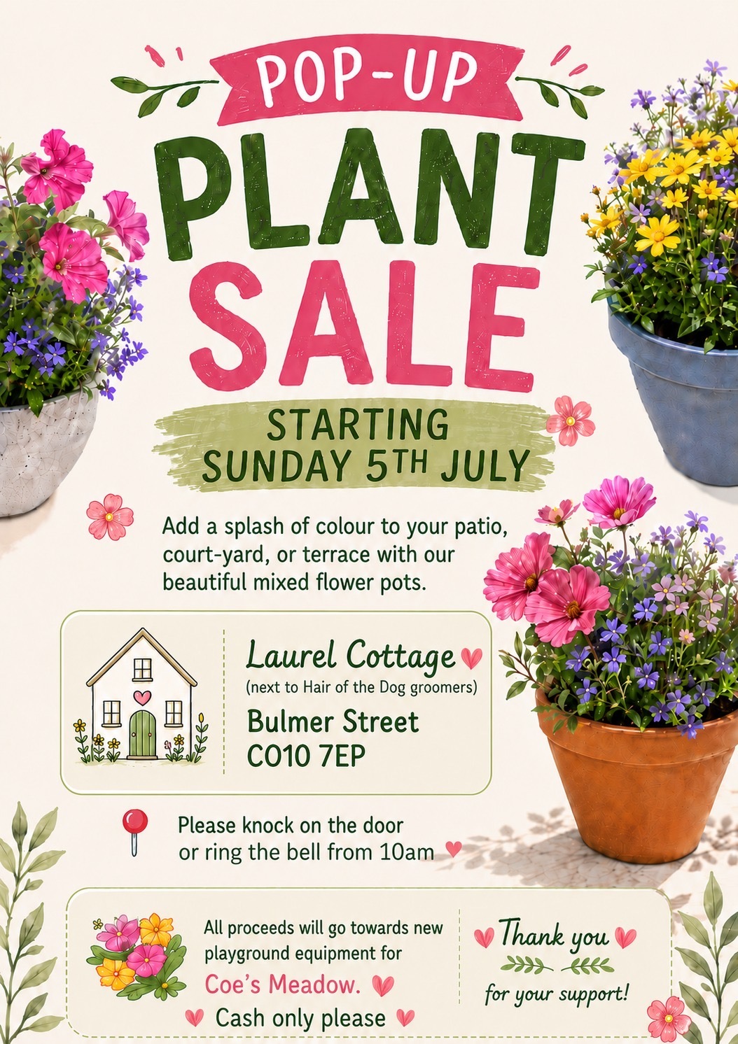 Plant sale