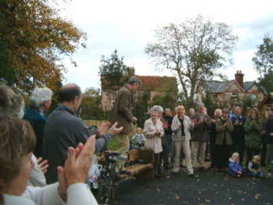 The opening of the play area