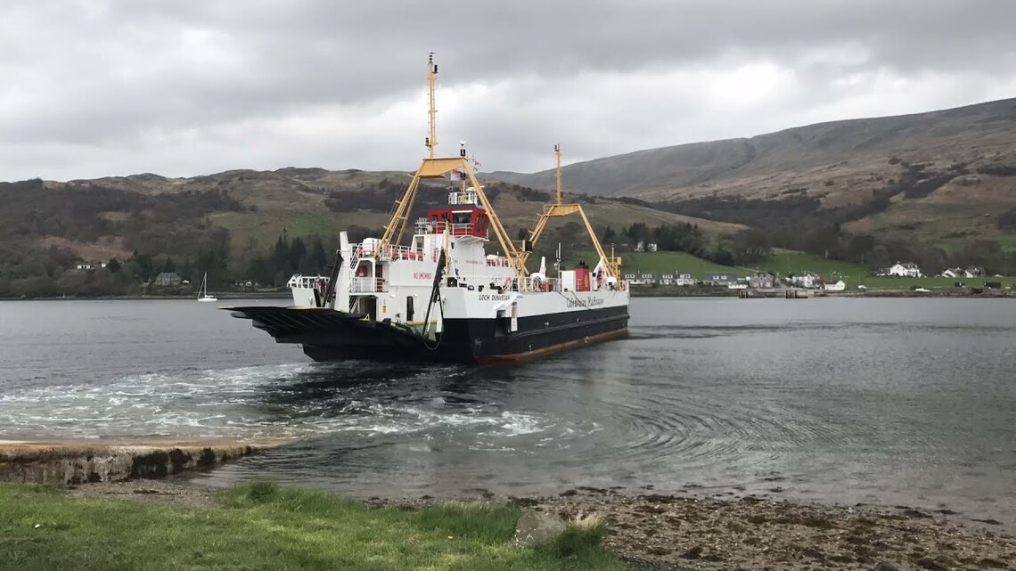 small car ferry sailing from Rhubodach to Colintraive