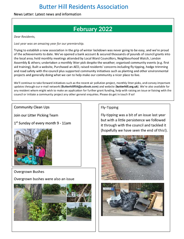 Feb 2022 Newsletter