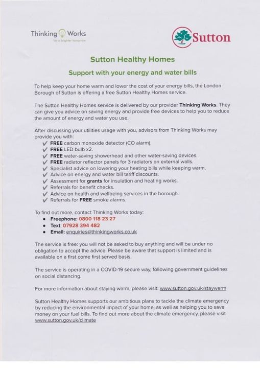 Sutton Healthy Homes