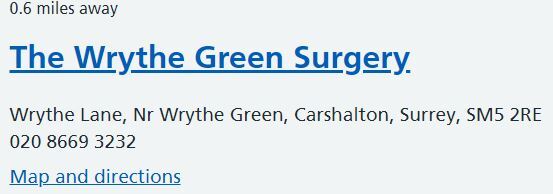 Wrythe Green Surgery