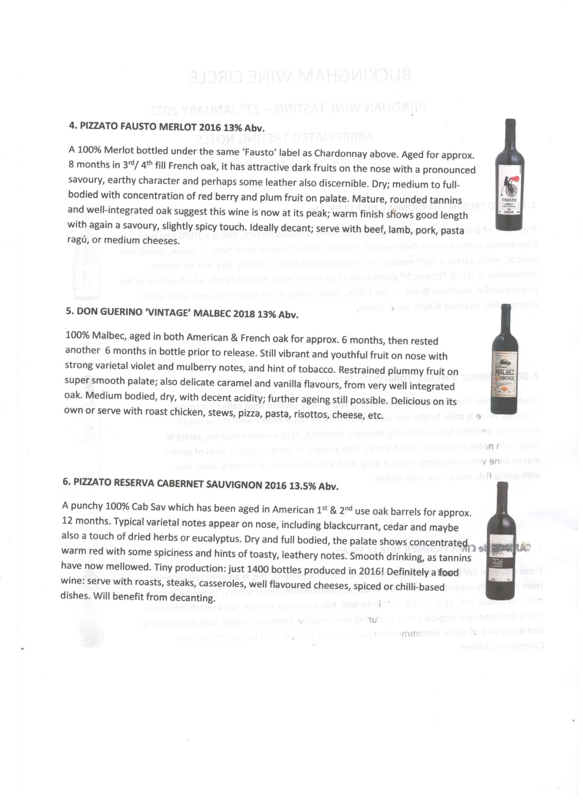 GoBrasil Tasting Notes