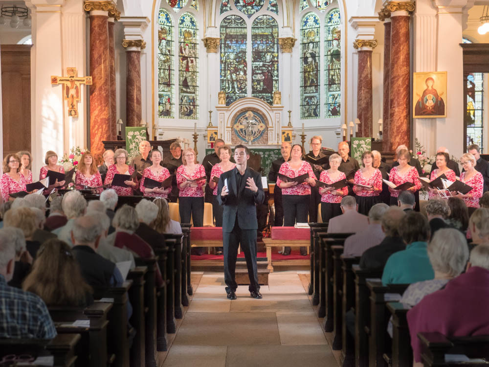 Choir with Seb Gillot at St Anne's Church 2018