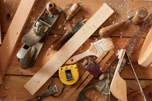 Old woodworking tools