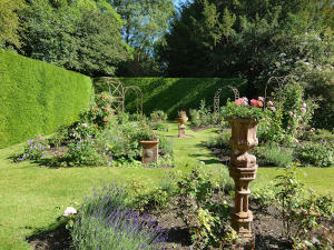 A formal Victorian garden