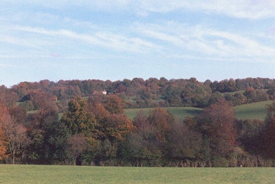 Looking across the Chess Valley, near Chenies