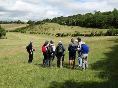 Visit to Yoesden Bank, guided by Ched George