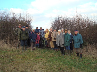 The Christmas walk, near Hyde Heath, 15th December, 2007