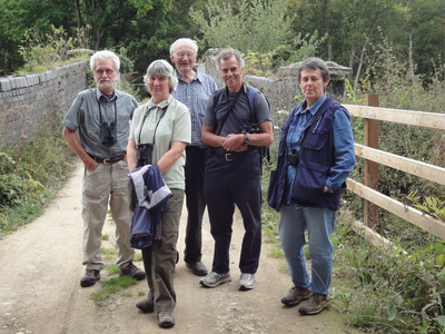 At entrance to Rushbed Woods, 14 August 2011