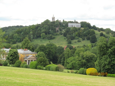 West Wycombe Park House and mausoleum