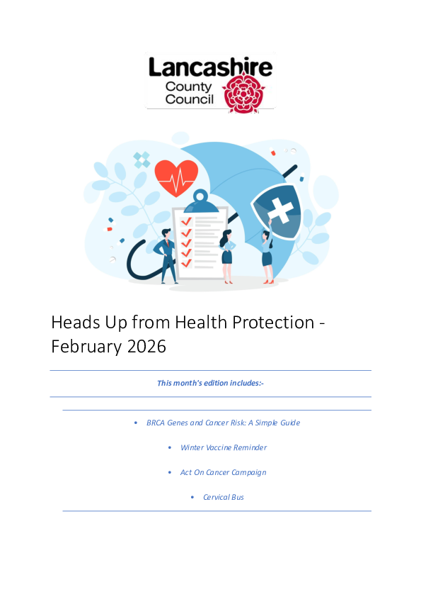 Heads up from Health Protection