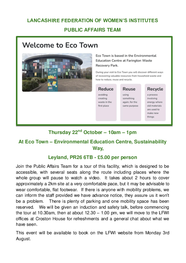 Eco Town Tour