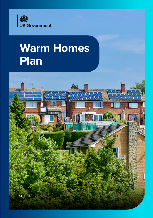 Warm Homes Plan Front Page