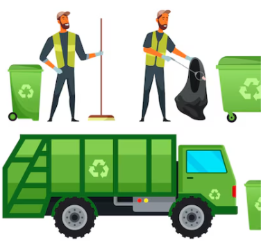 Cartoon image of Dustmen