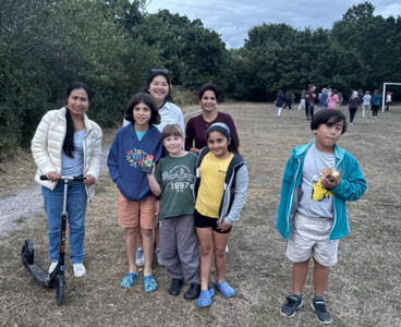 Group of bat watchers