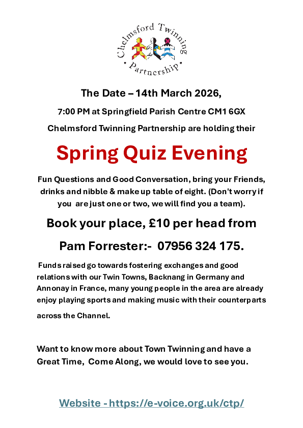 Spring Quiz Flyer