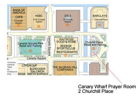 Prayer Room map