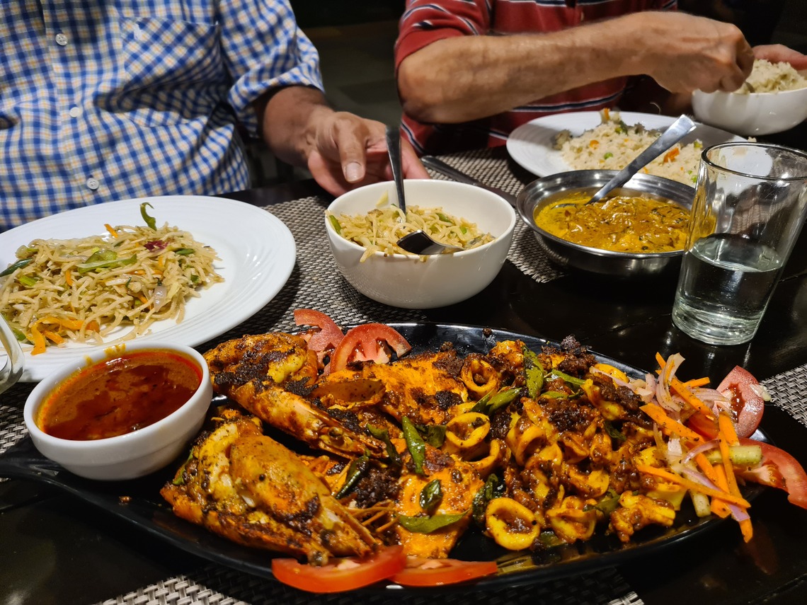 Masala Seafood Platter