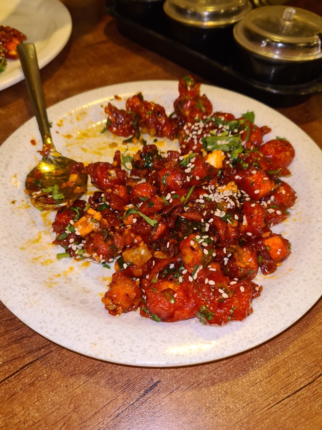 Sweet Prawn Chilli Fry