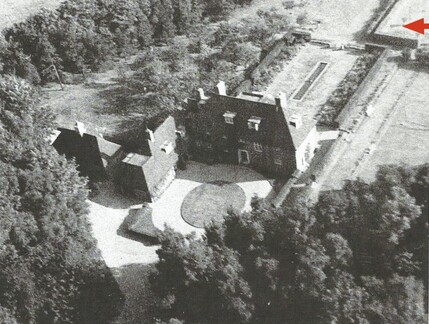 Early photograph of Mornington ariel view