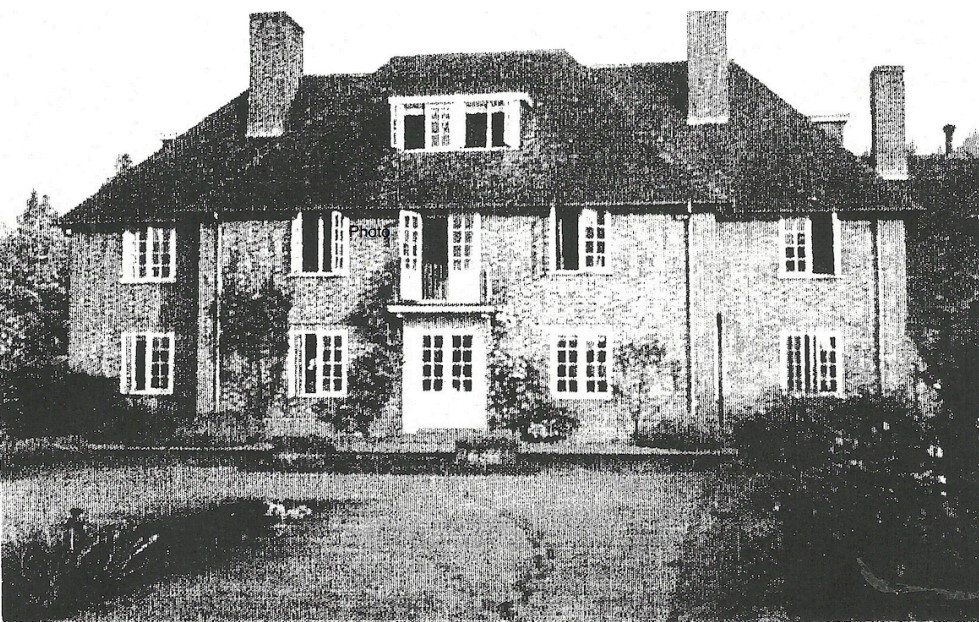 Early photograph of Mornington rear elevation