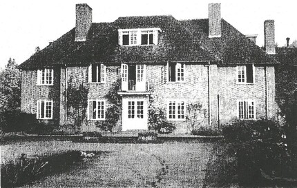 Early photograph of Mornington rear elevation