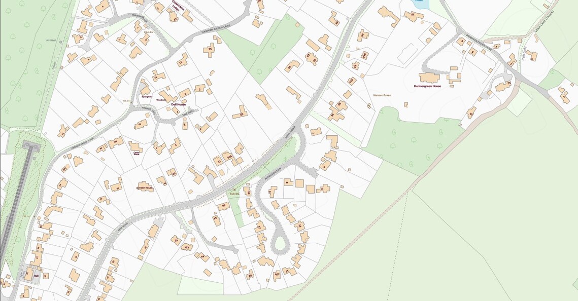 Plan of new homes in Mornington