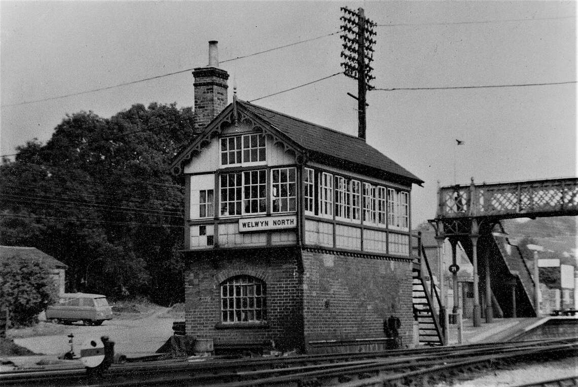 1967: Welwyn North Signalbox - Geoff Woodward