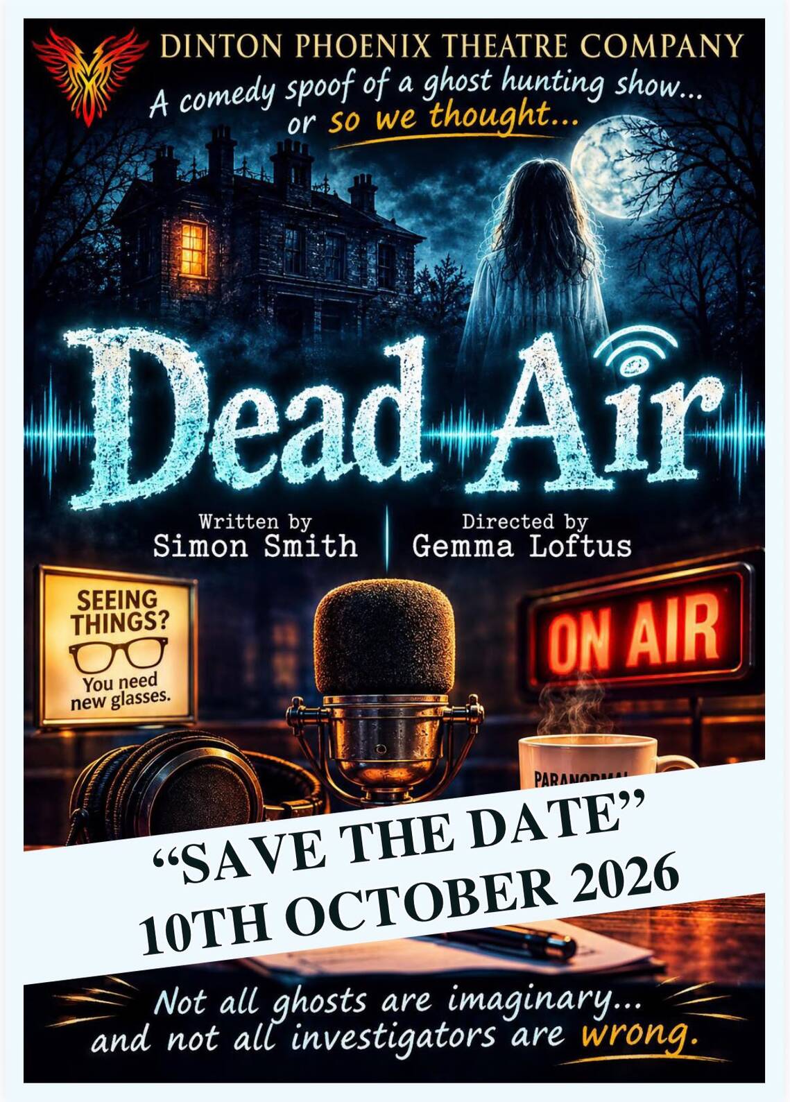 Dead Air - Save the Date Poster
