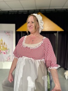 Gemma playing Cinderella.