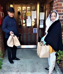 Ashi delivering food 2020