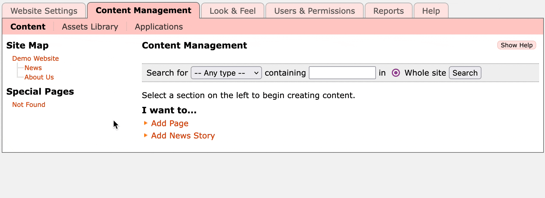 Delete and Recover Page Animation