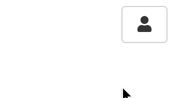 User Menu Login Animation