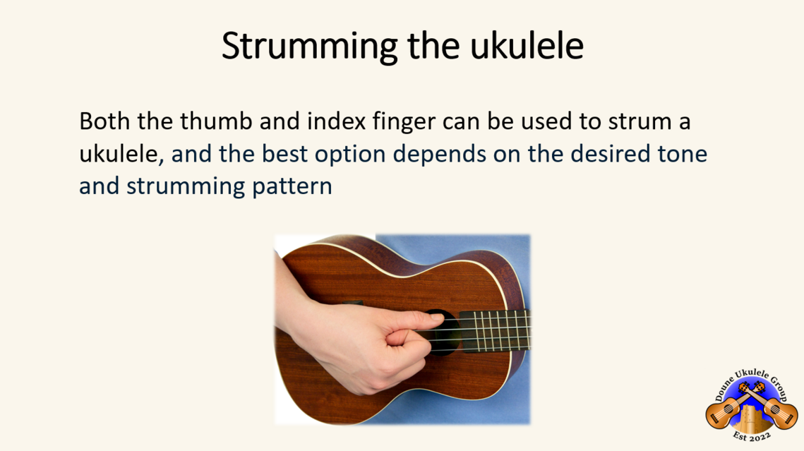 strumming